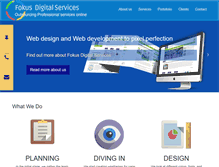 Tablet Screenshot of fokusdigitalservices.com